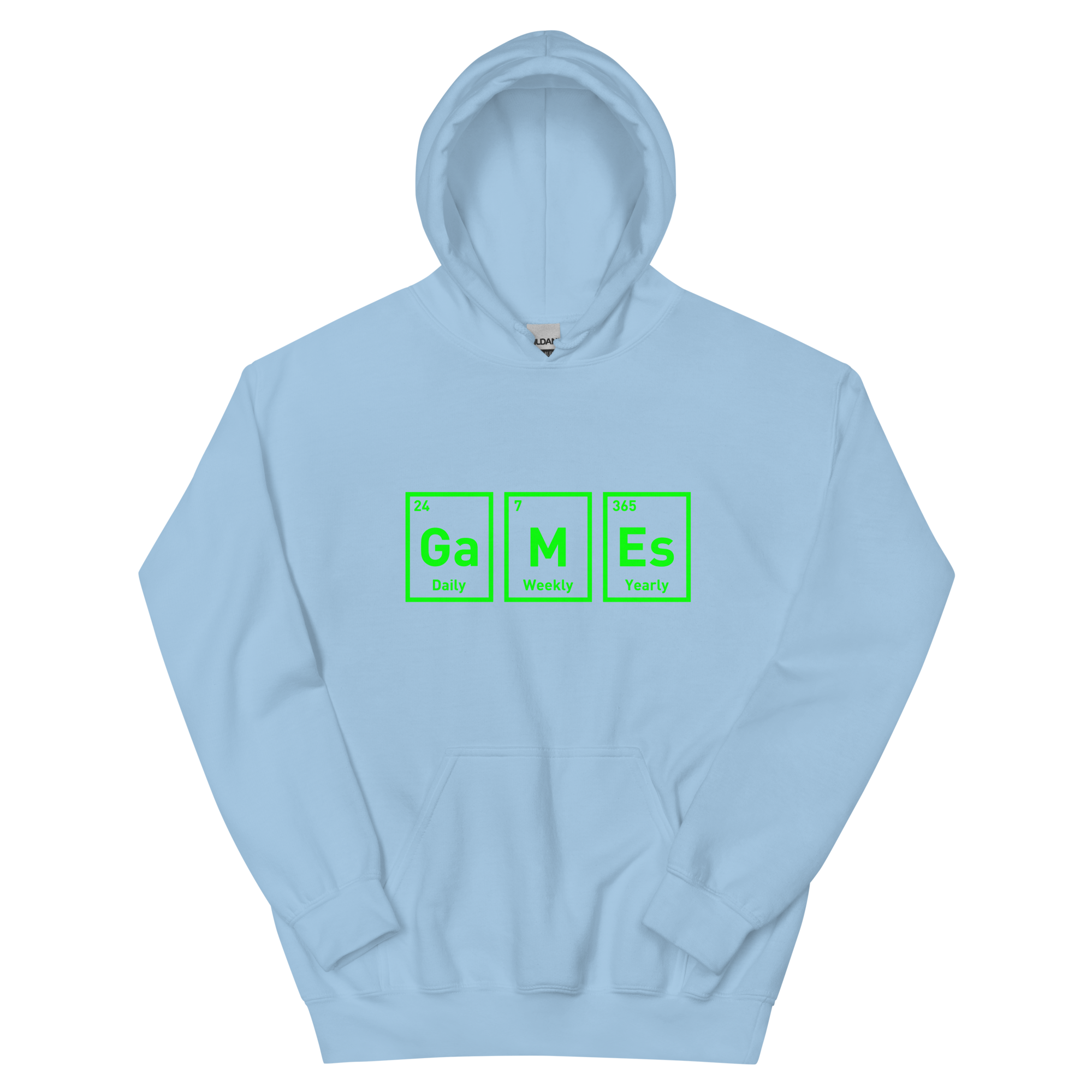 Unisex Heavy Blend Hoodie – Light Blue – Periodic-Games