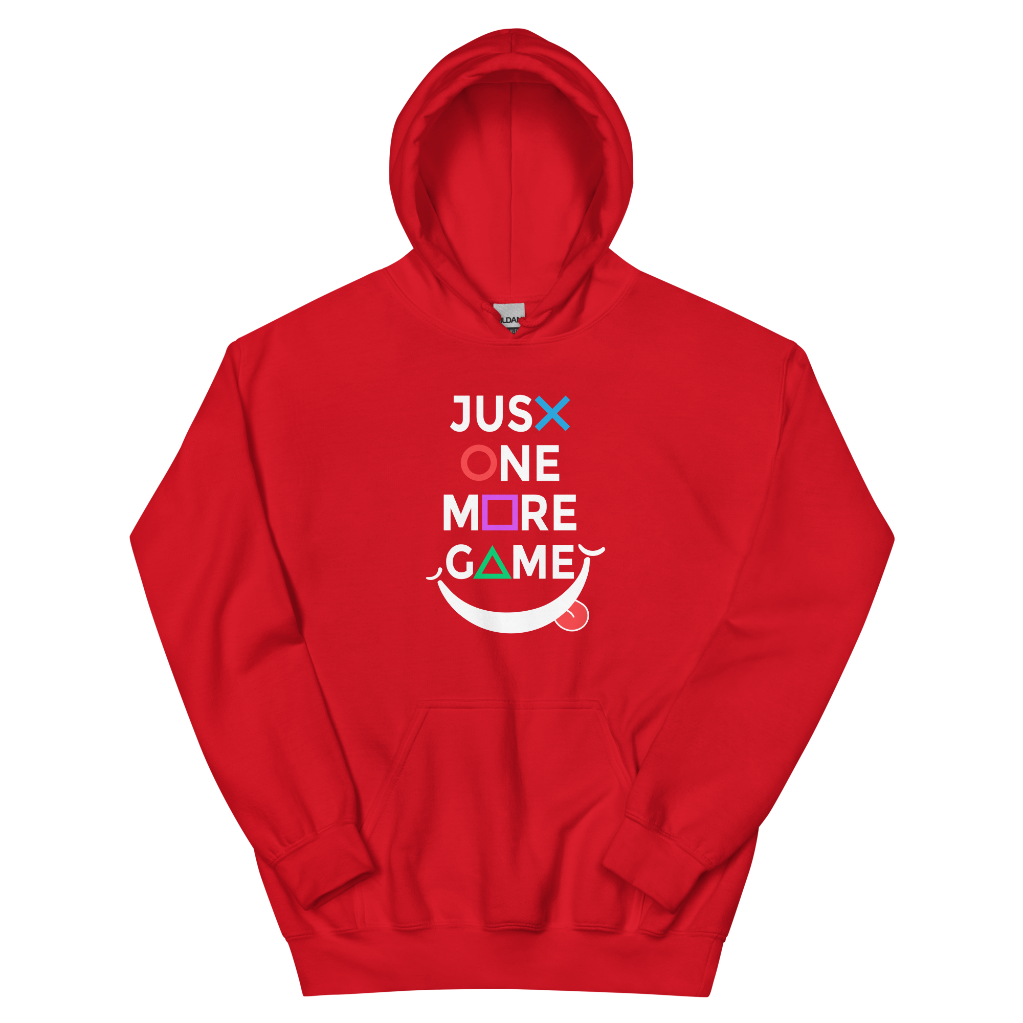 Unisex Heavy Blend Hoodie – Red – Just One More Game